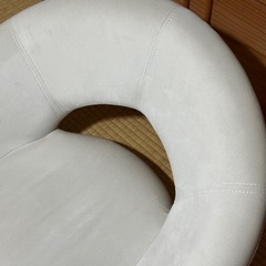 座椅子　肌触りの良い生地　モコモコの画像