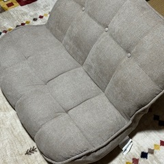 【美品】座椅子生活　二人掛けソファ　の画像