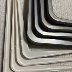 金属製L字型ブラケット8個セットの画像