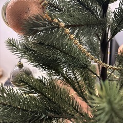 【最終値下げ】150㎝クリスマスツリーオーナメント付🎄の画像