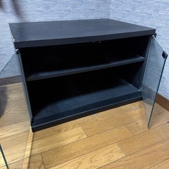 レトロ　テレビ台　奥行きしっかりで収納力抜群！の画像