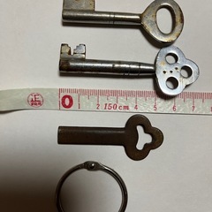 鍵3本　錠前　昭和当時物　昭和レトロ　アンティーク　骨董品の画像