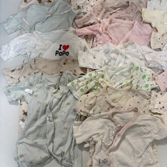 ベビー肌着50~80cm　出産準備　新生児　まとめ売り　コンビ　ボディ　29枚の画像