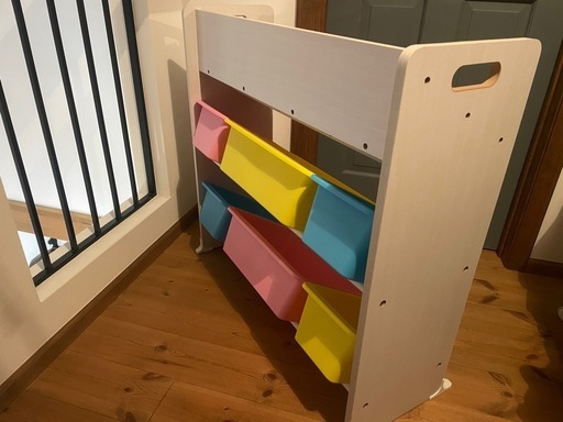 【値下げしました！】本棚付きおもちゃ箱