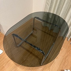 　韓国風　ローテーブル　ガラステーブル　　　の画像