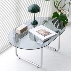　韓国風　ローテーブル　ガラステーブル　　　の画像