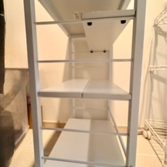 【値下げ】キッチンワゴン(キャスター付)美品の画像