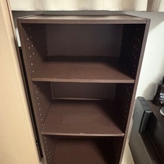 茶色　棚の画像