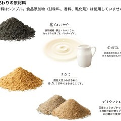 黒ごまラテの画像