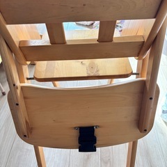 中古品　キッズチェア　ベルトなし
の画像