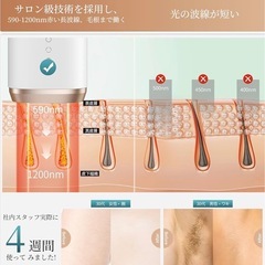 脱毛器 メンズ レディース VIO対応 脱毛機【革新的な冷却アイス サロン級IPL光脱毛器】21J高出力 100万発 家庭用 だつもうき無痛脱毛 自動/手動照射モード vio 顔 髭 脇 腕 足 全身対応可能 男女兼用 むだげ処理 光美容器 保護眼鏡/カミソリ付き プレゼントに最適の画像