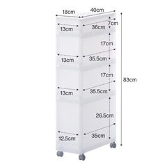 無印　キッチンストッカーの画像