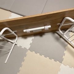 【0円】折りたたみローテーブル／90×45／状態良好の画像