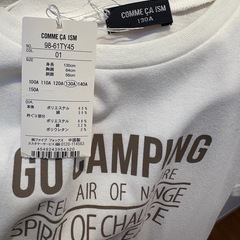 COMME CA ISM コムサTシャツ130の画像