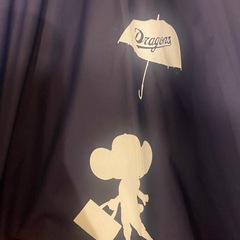 (穴あり)中日ドラゴンズ公式 ドーム型 傘 ドアラの画像