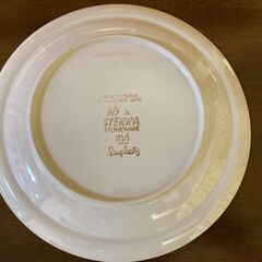 シンプルなデザインのお皿、差し上げますの画像