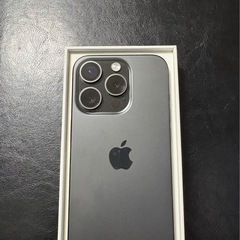 Apple iPhone 15 Pro スペースブラック 本体の画像