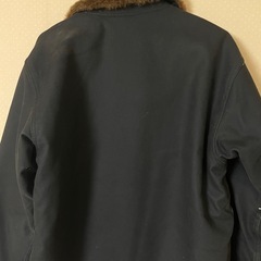 【アメカジ】US ARMY N-1 ミリタリージャケット　ボアダウン の画像