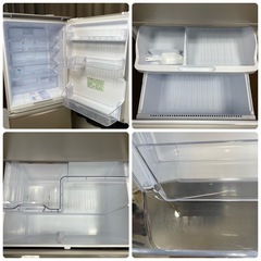 【商談中】SHARP/シャープ ノンフロン冷凍冷蔵庫 SJ-W353G-N 2021年製 350L 両開き 動作品の画像