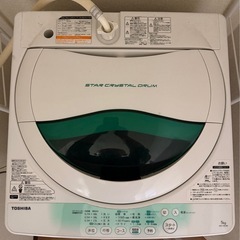 東芝　洗濯機　5K  TOSHIBAの画像