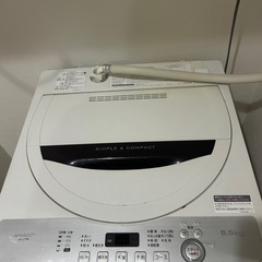 引き取りのみ　洗濯機　5.5kg
の画像