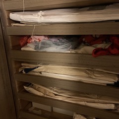 【日野市南平まで取りに来てくださる方】桐の箪笥上部のみ（中身込み）下部もありますの画像