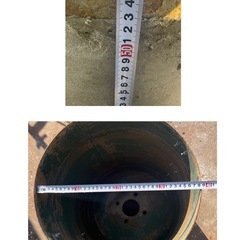 麦踏ローラー ローラー　2個セット 丸軸　麦踏みローラー 鎮圧 農機具　部品 耕運機　管理機　耕耘機　パーツ 麦ふみの画像