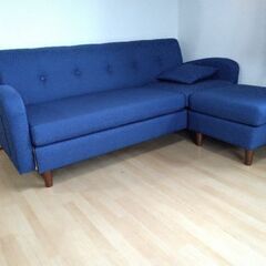 定価5万円以上　モデルハウス展示引き上げ品　超極上美品　カウチソファー　ベッド　チェア　ソファー　オットマンの画像