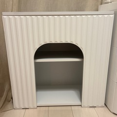 マントルピース　収納棚　韓国風の画像