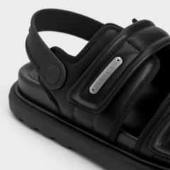 CHARLES & KEITH Romilly ロミリ パッフィーサンダルの画像