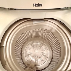 【値下げ】ハイアール 全自動洗濯機5.5kg  美品の画像