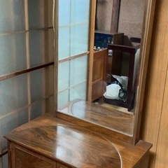 【無料】ドレッサー　鏡台　レトロ　昭和　大正の画像