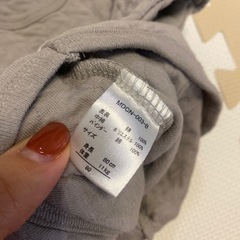 厚手　長袖ロンパース　70〜80 3枚セットの画像