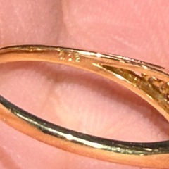 イエローダイヤモンドリング18kの画像