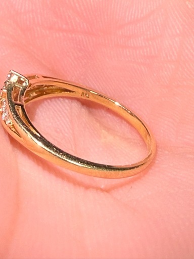 最終値下げです！イエローダイヤモンドリング18k