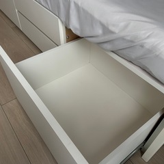【新生活応援】ニトリ 大容量チェスト シングルベッド マットレス付きの画像