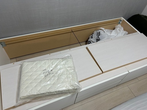 【最終値下げ】ニトリ 大容量チェスト シングルベッド マットレス付き