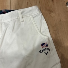 Callaway レディース ゴルフパンツ ホワイトの画像