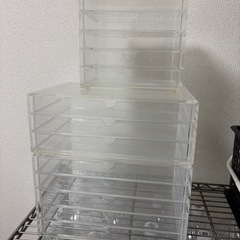 アクリル収納ケース 3種類セットの画像