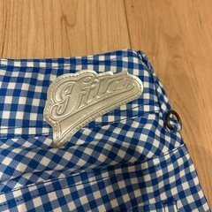 FILA ゴルフ　ギンガムチェック ショートパンツの画像