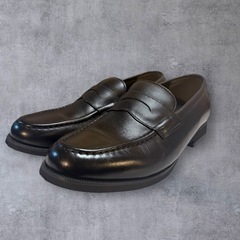 【超美品】 GREEN LABEL RELAXING ローファー 黒 25cmの画像