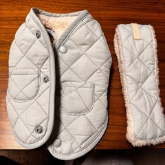 【未使用】小型犬用 洋服 
Sサイズ（冬用）の画像