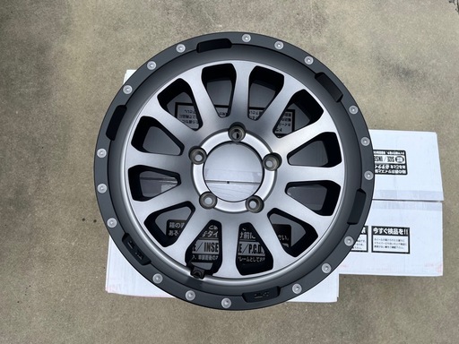 アルミホイール ORIGIN オリジン MUD ZEUS ゼウス 16インチ 5H139.7 5.5J -20 ライトブラック マットブラックリム　シエラ JB23 JA11 JB64系 4本セット