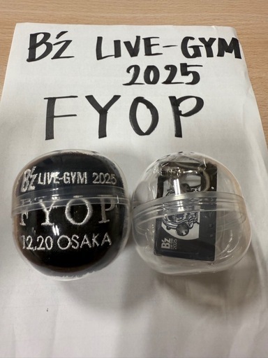 B'z ガチャ　12.20 大阪セット