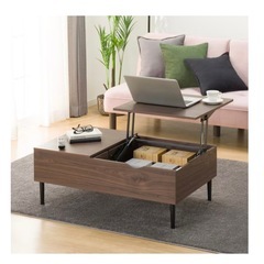 【あげます】昇降リビングテーブルの画像