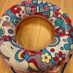 浮き輪　ハンドル付きの画像