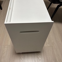 ダイニングテーブル下ワゴン小(WH) の画像