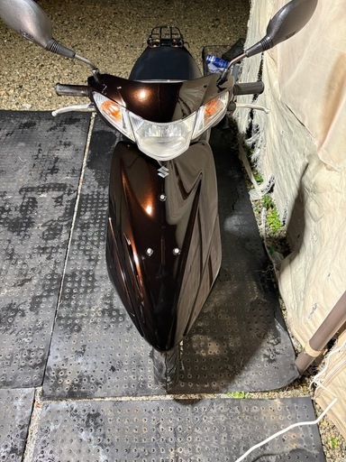 SUZUKI アドレスv50 実働後期モデルCA44A 4サイクルFI車激安茶色ラメ