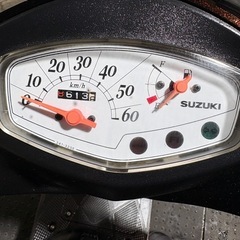 SUZUKI アドレスv50 実働　後期モデルCA44A 4サイクルFI車　激安　茶色ラメ　大人気車種の画像