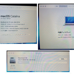 MacBook Air Mid 2012 11インチの画像